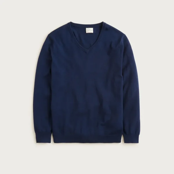 Merino wool V-neck sweater