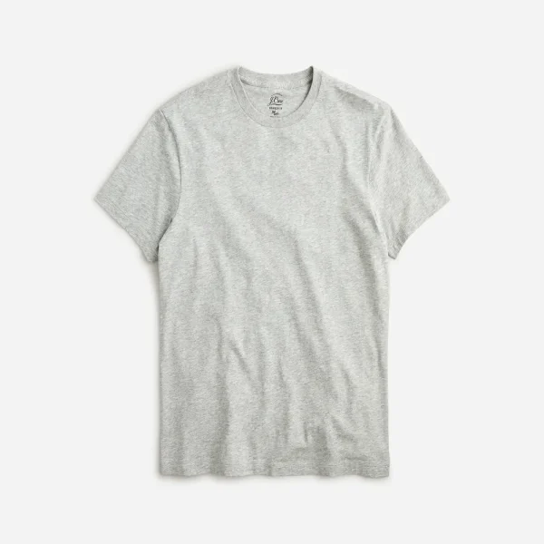 Broken-in short-sleeve T-shirt