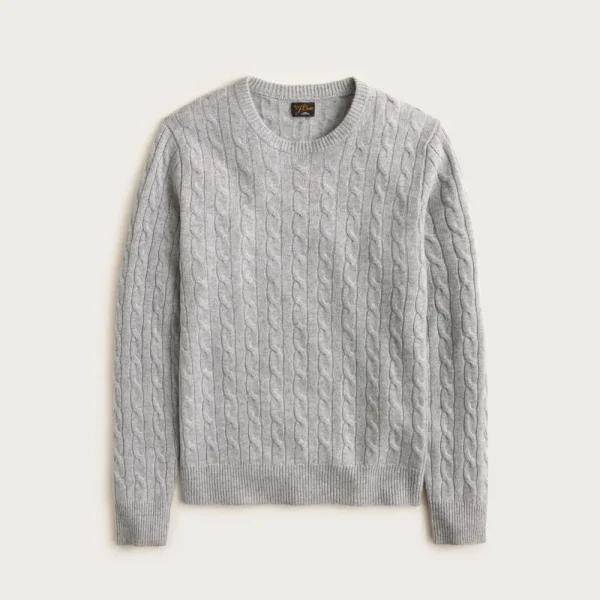 Cashmere cable-knit sweater