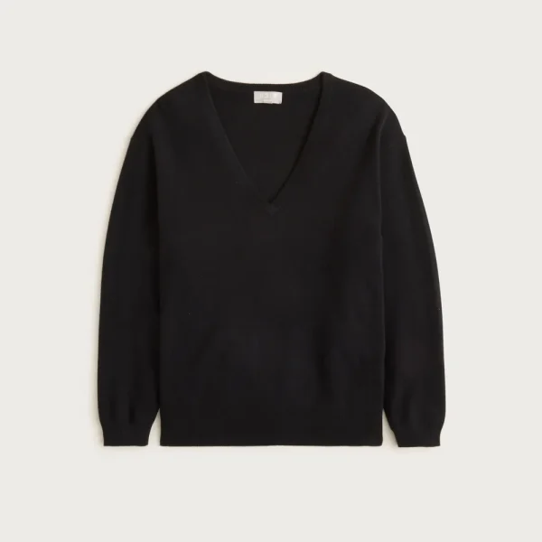 Cashmere relaxed V-neck sweater