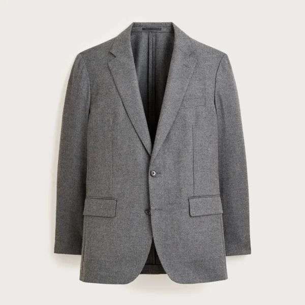 Ludlow Slim-fit suit jacket in English cotton-wool blend