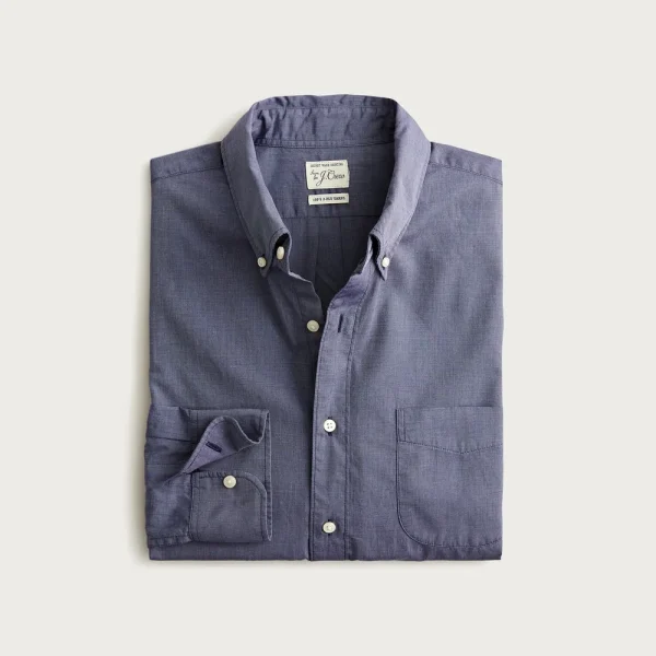 Secret Wash cotton poplin shirt