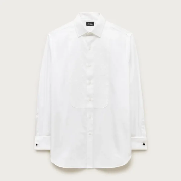 Ludlow premium fine cotton tuxedo shirt