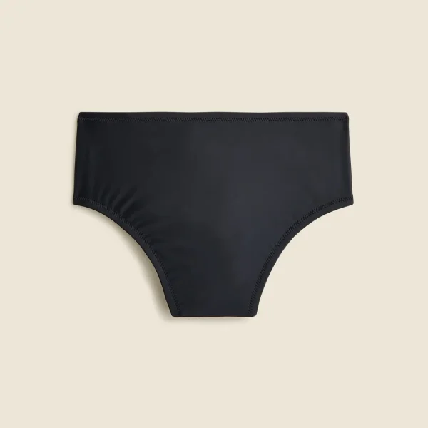 Hallie bikini bottom in dot-stripe print