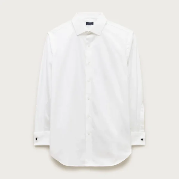 Ludlow Premium fine cotton dress shirt with french cuffs
