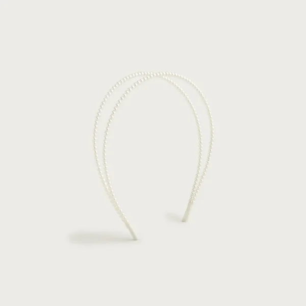 Double pearl headband