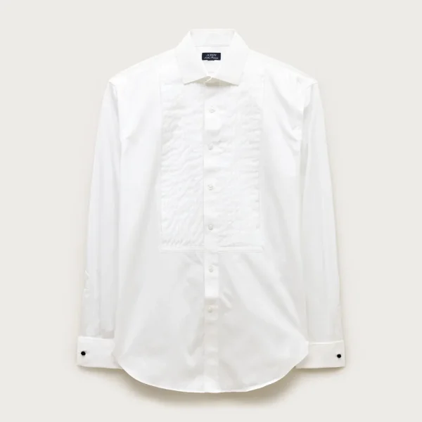Ludlow pleated-bib tuxedo shirt
