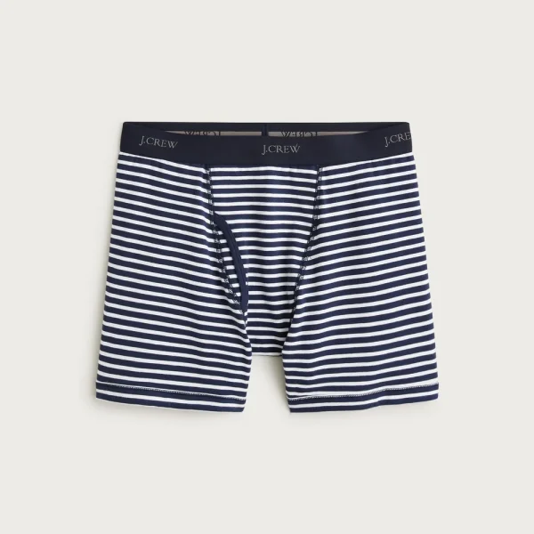 Stretch 4″ boxer briefs in stripe