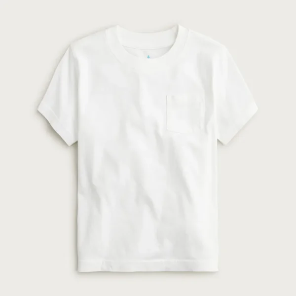 Kids’ new garment-dyed pocket T-shirt