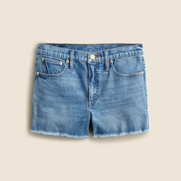 Mid-rise denim short in Lakeshore wash