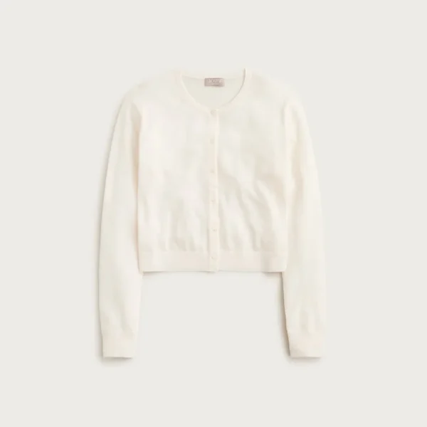 Featherweight cashmere cardigan