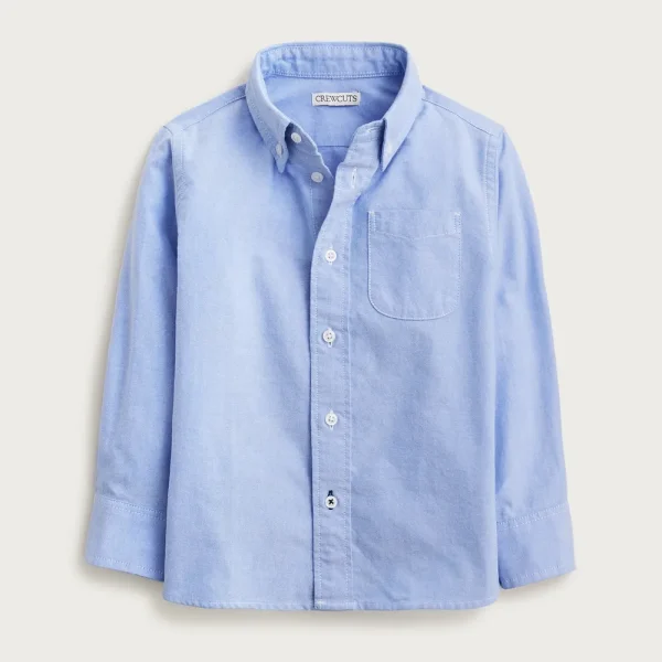 Kids’ long-sleeve oxford shirt