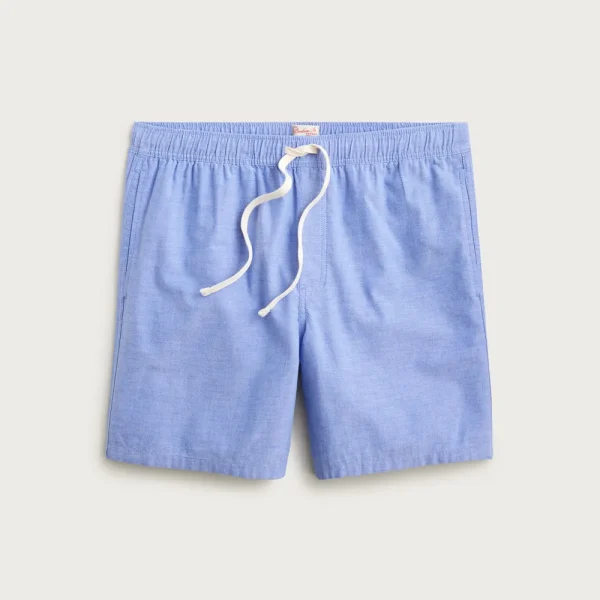 7” lounge short in Broken-in oxford cloth