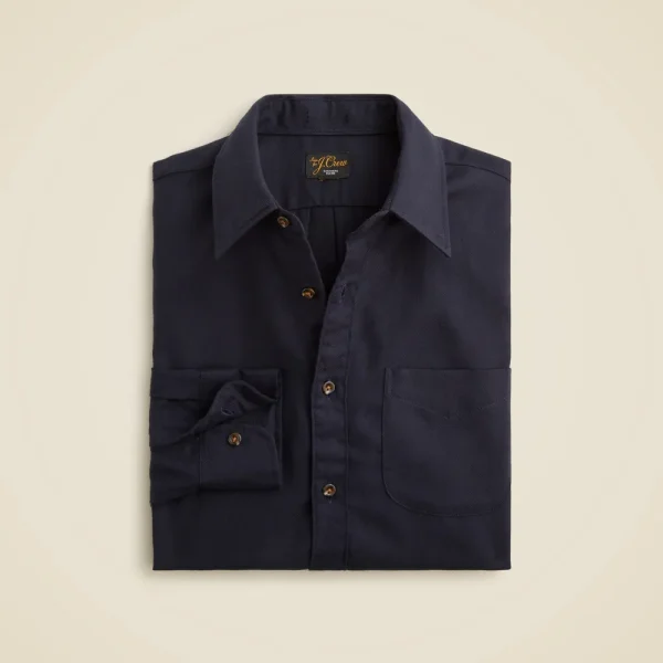 Cotton-cashmere blend shirt in check