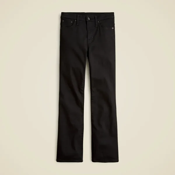 Mid-rise kickout jean