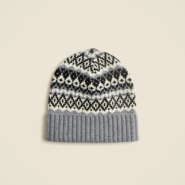 Kids’ Fair Isle beanie