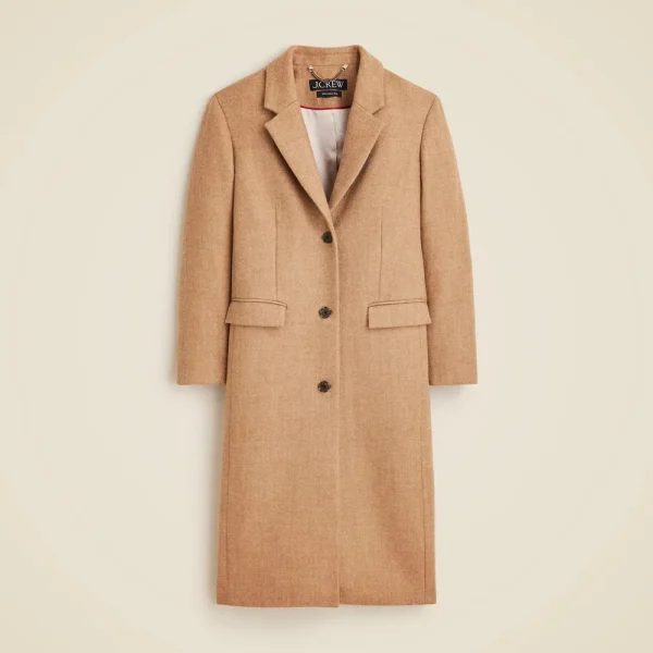 Palais topcoat in Italian wool-blend melton