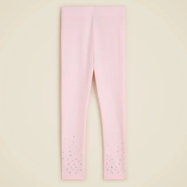 Girls’ everyday leggings with hotfix crystals
