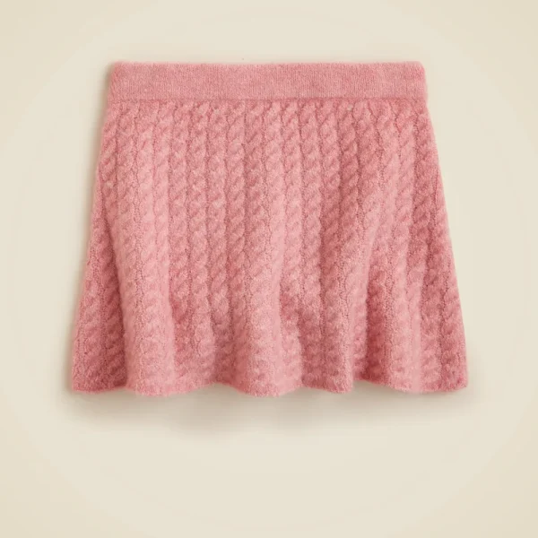 Girls’ cable-knit sweater-skirt in Supersoft yarn