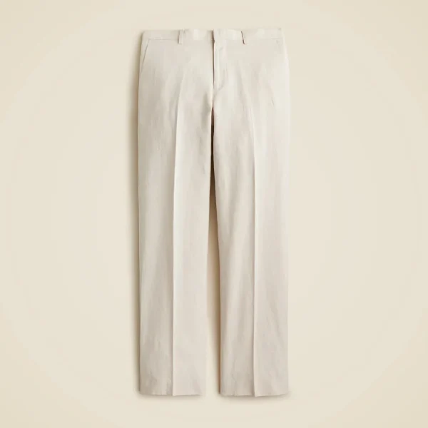 Crosby Classic-fit suit pant in Irish cotton-linen blend