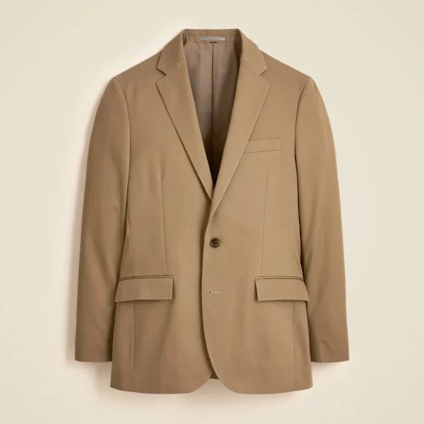 Ludlow Slim-fit suit jacket in Japanese cotton chino