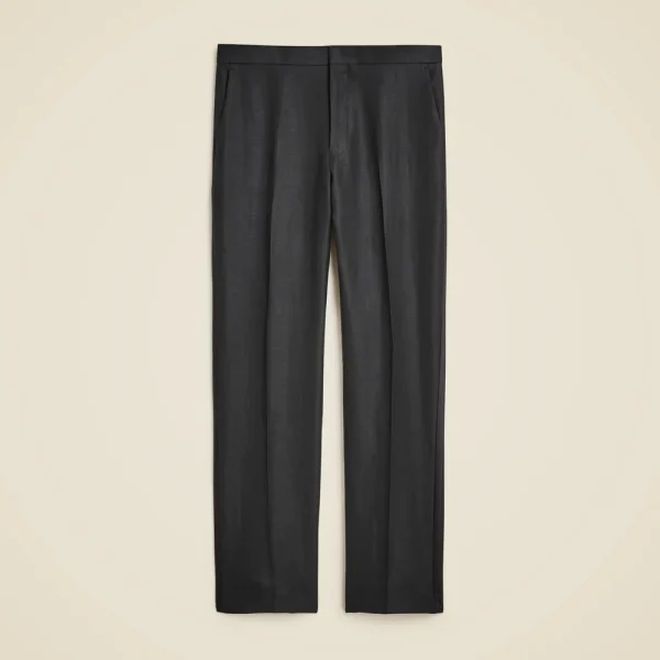 Crosby Classic-fit tuxedo pant in linen herringbone
