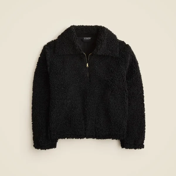 Sherpa half-zip fleece pullover