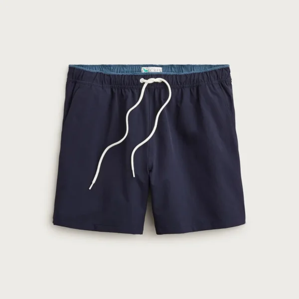 6” stretch swim trunk with ECONYL® nylon