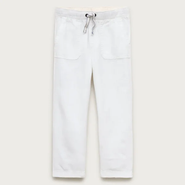 Boys’ pull-on pant in linen blend