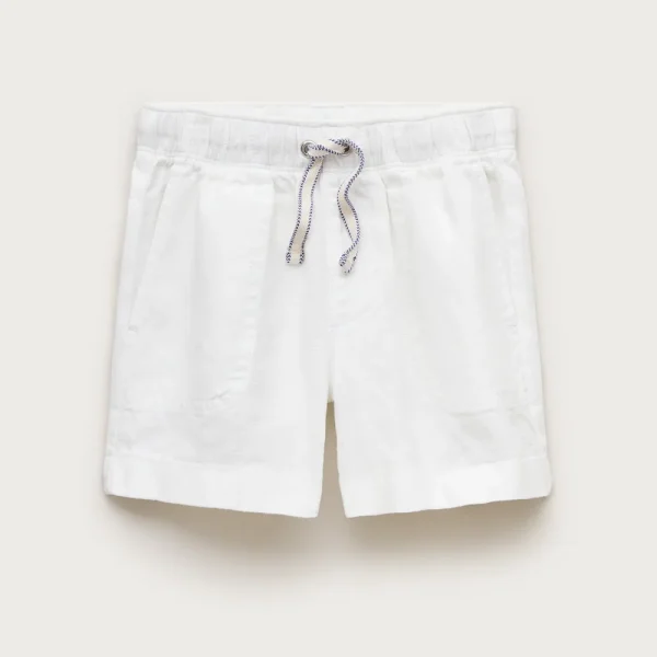 Boys’ linen-blend dock short