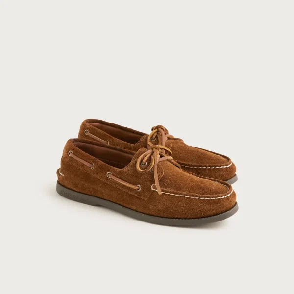 Sperry® X J.Crew Authentic Original unisex two-eye boat shoes in roughout suede