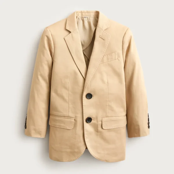 Boys’ Ludlow suit jacket in chino