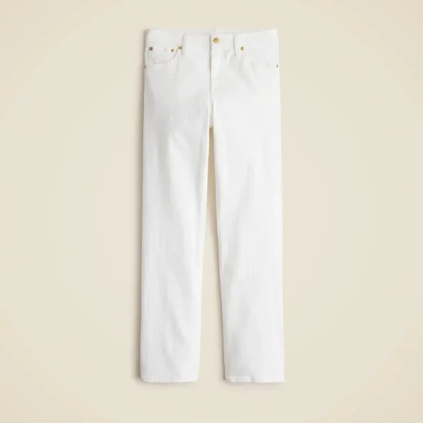 Mid-rise kickout jean