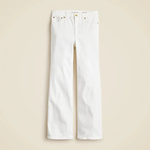 High-rise kickout jean
