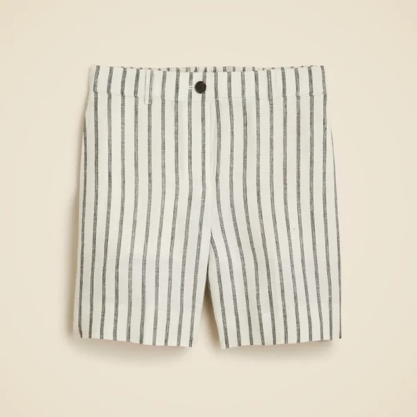 6″ Harbor short in striped linen
