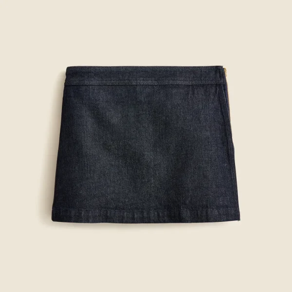 Denim skort