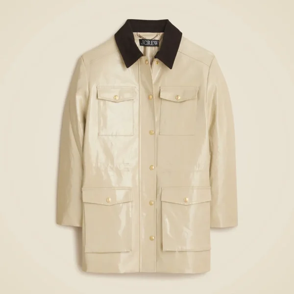 Collection Barn Jacket™ in laminated linen