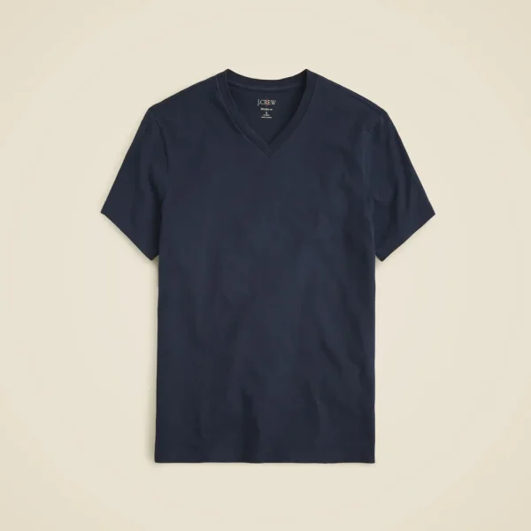 Broken-in V-neck T-shirt