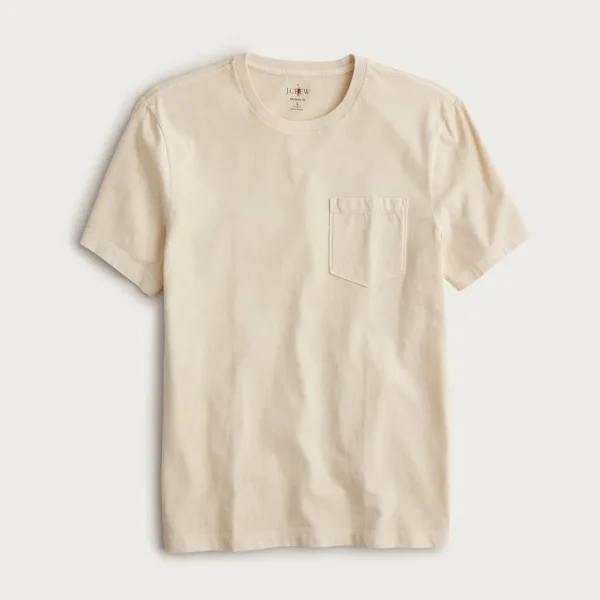 Broken-in pocket T-shirt