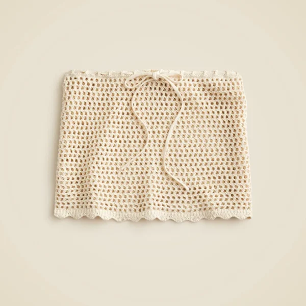 Crochet beach skirt