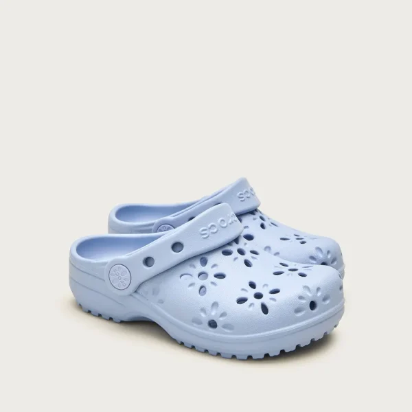 Crocs™ kids’ classic floral cutout clogs