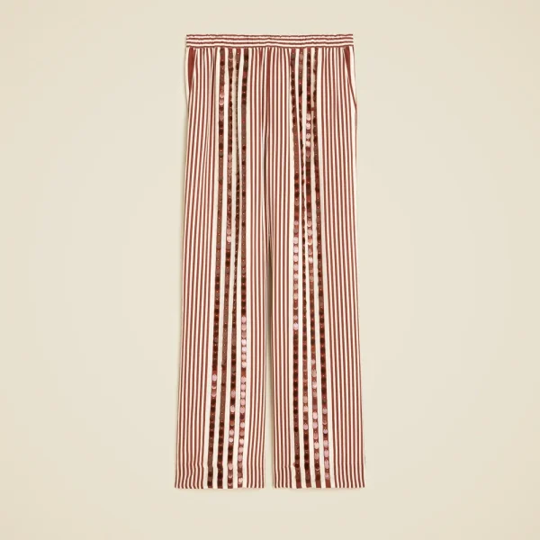 Collection cropped Stratus pant with sequins