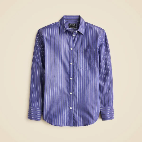 Garçon classic shirt in striped cotton poplin