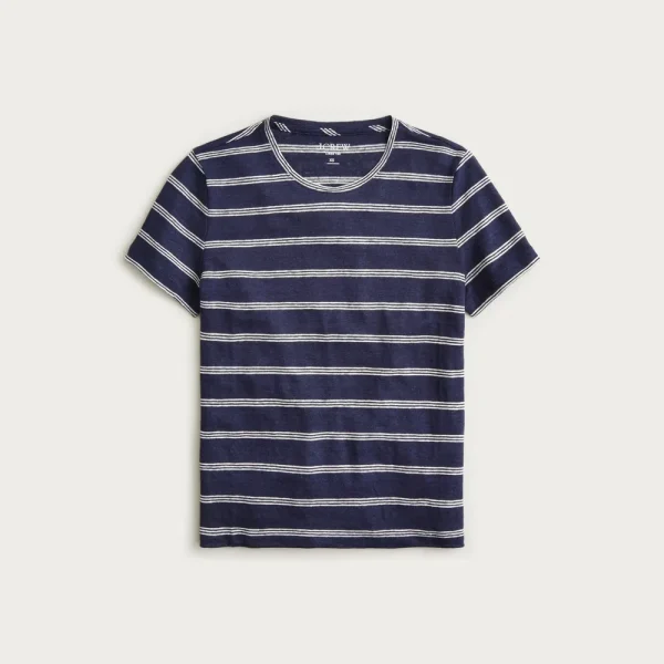 New relaxed linen T-shirt