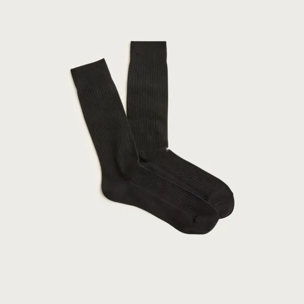 Texture-stripe socks