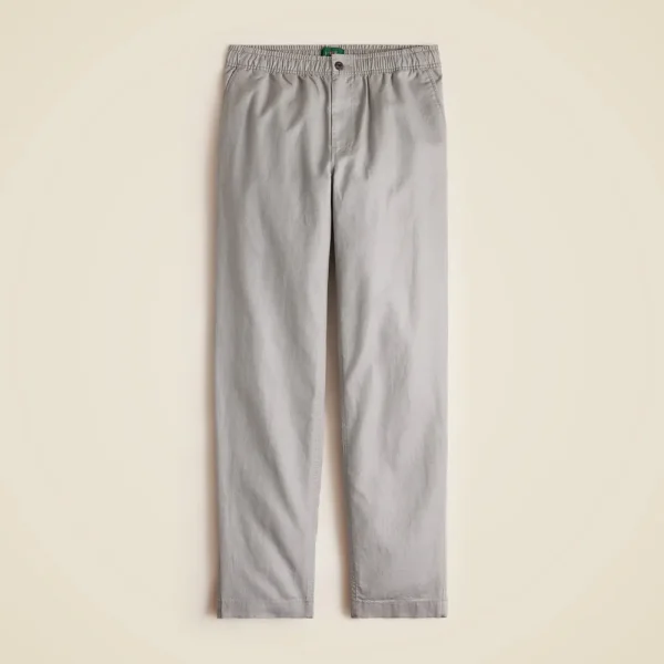 Pier pant in cotton-linen blend canvas
