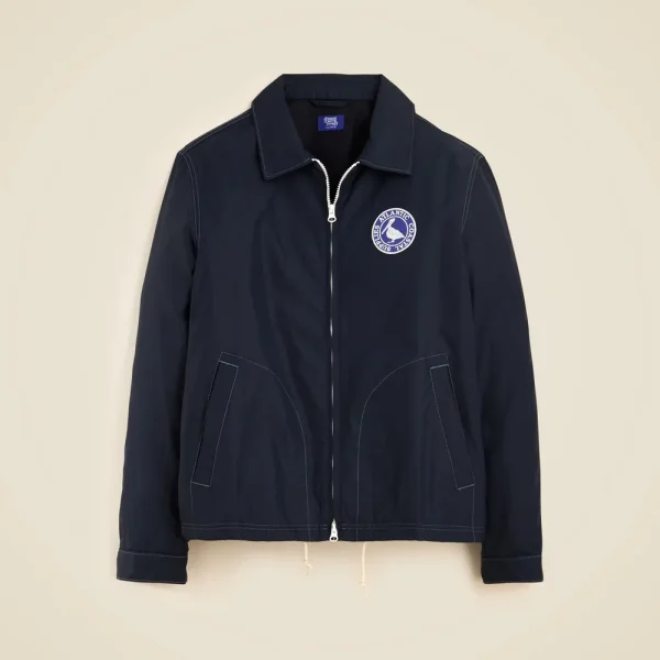 Atlantic Coastal Supplies X J.Crew windbreaker in recycled nylon
