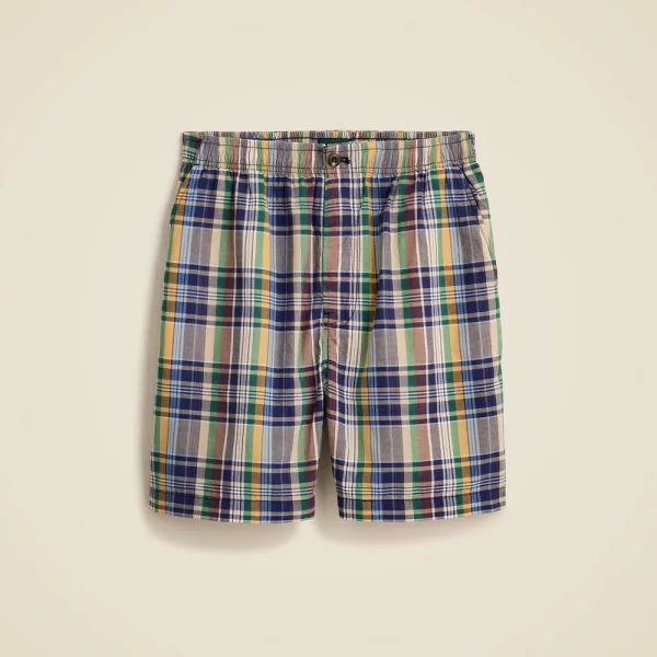 5.5″ Pier short in striped cotton blend