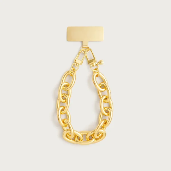 Metallic link phone chain