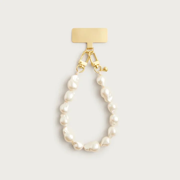 Baroque pearl phone chain